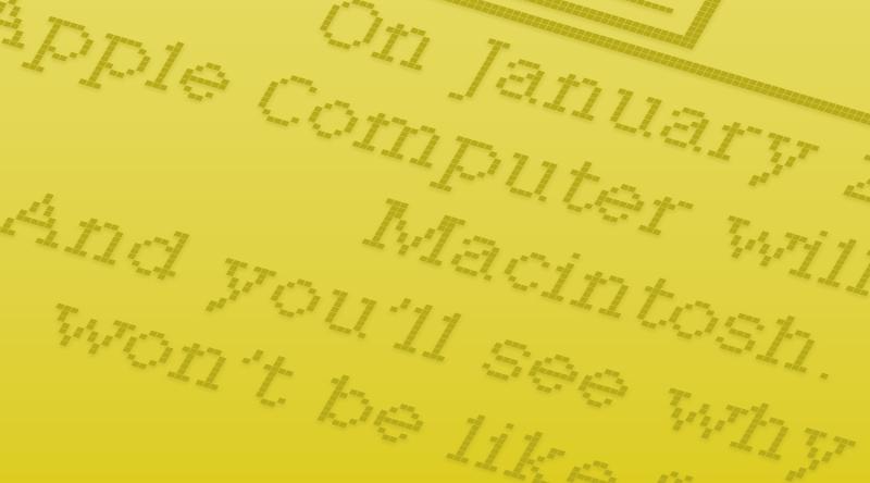 macOS Sequoia Wallpaper Yellowish 1984