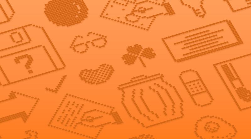 macOS Sequoia Wallpaper Orange icons 2