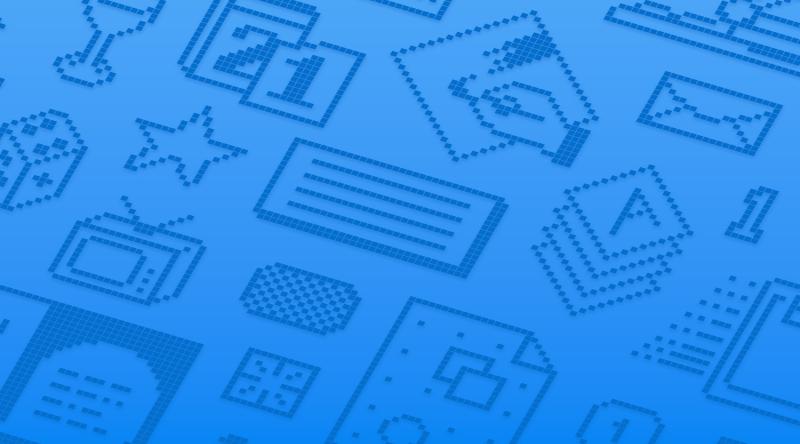 macOS Sequoia Wallpaper Blue icons