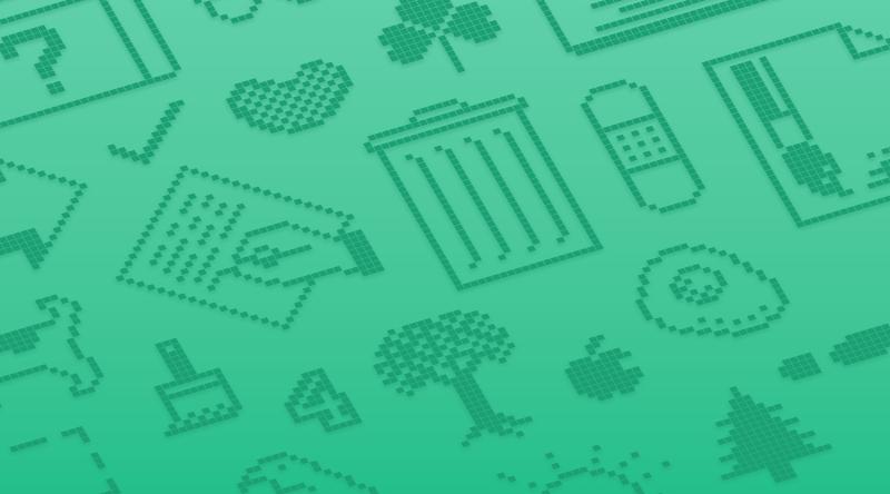 macOS Sequoia Wallpaper Green icons