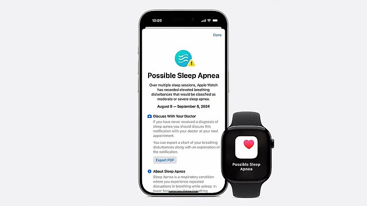 Виявлення апное уві сні є найзначнішою модернізацією Apple Watch