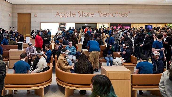 Apple отримала патенти на лавки та кабінет для презентацій Vision Pro