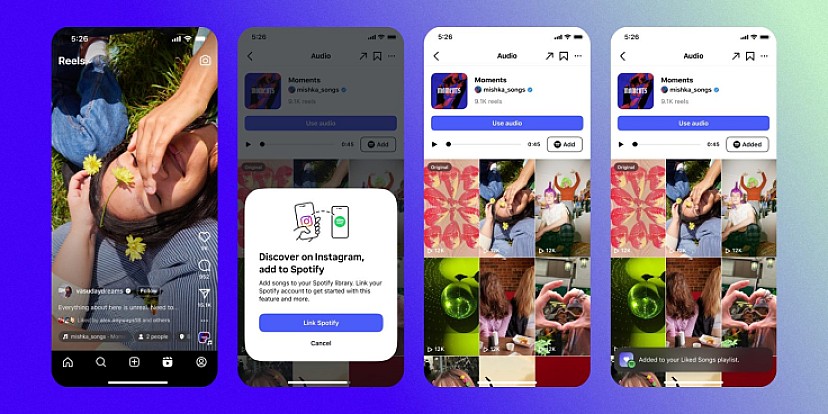 Instagram тепер дозволяє швидко додати пісню до вашої бібліотеки Spotify