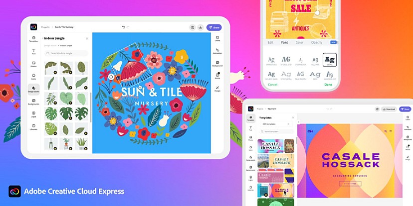 Adobe Express оновлено з новими функціями та кращою інтеграцією з Creative Cloud