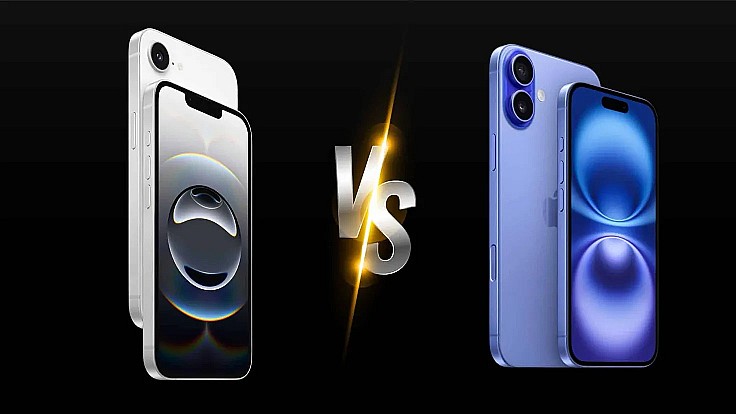 Порівняння iPhone 16e з iPhone 16
