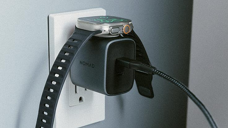 Nomad представляє 65-ватний блок живлення з USB-C та зарядним пристроєм для Apple Watch