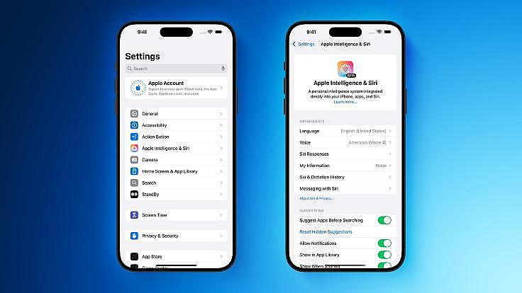 Налаштування Apple Intelligence видимі в симуляторі iOS 18 Beta 3, але функції ще недоступні.