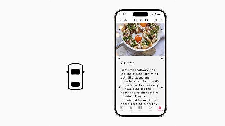 iOS 18: Запобігайте захитуванню в транспорті за допомогою сигналів руху