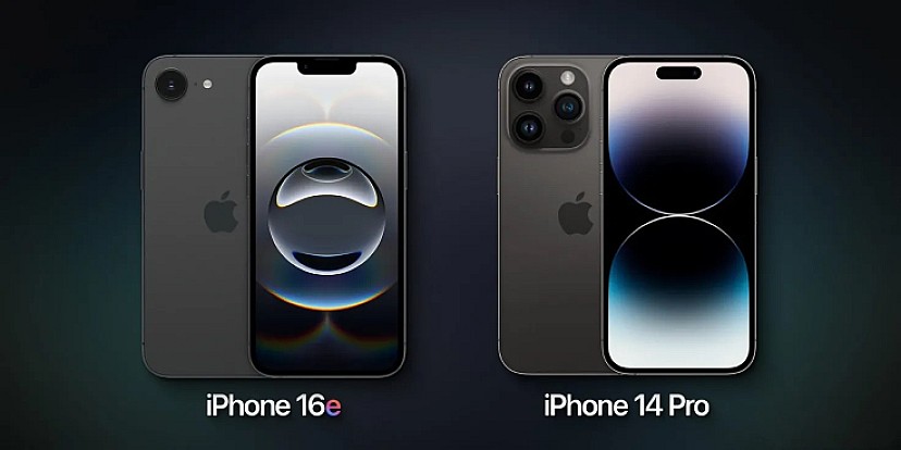 Порівняння iPhone 16e з iPhone 14 Pro